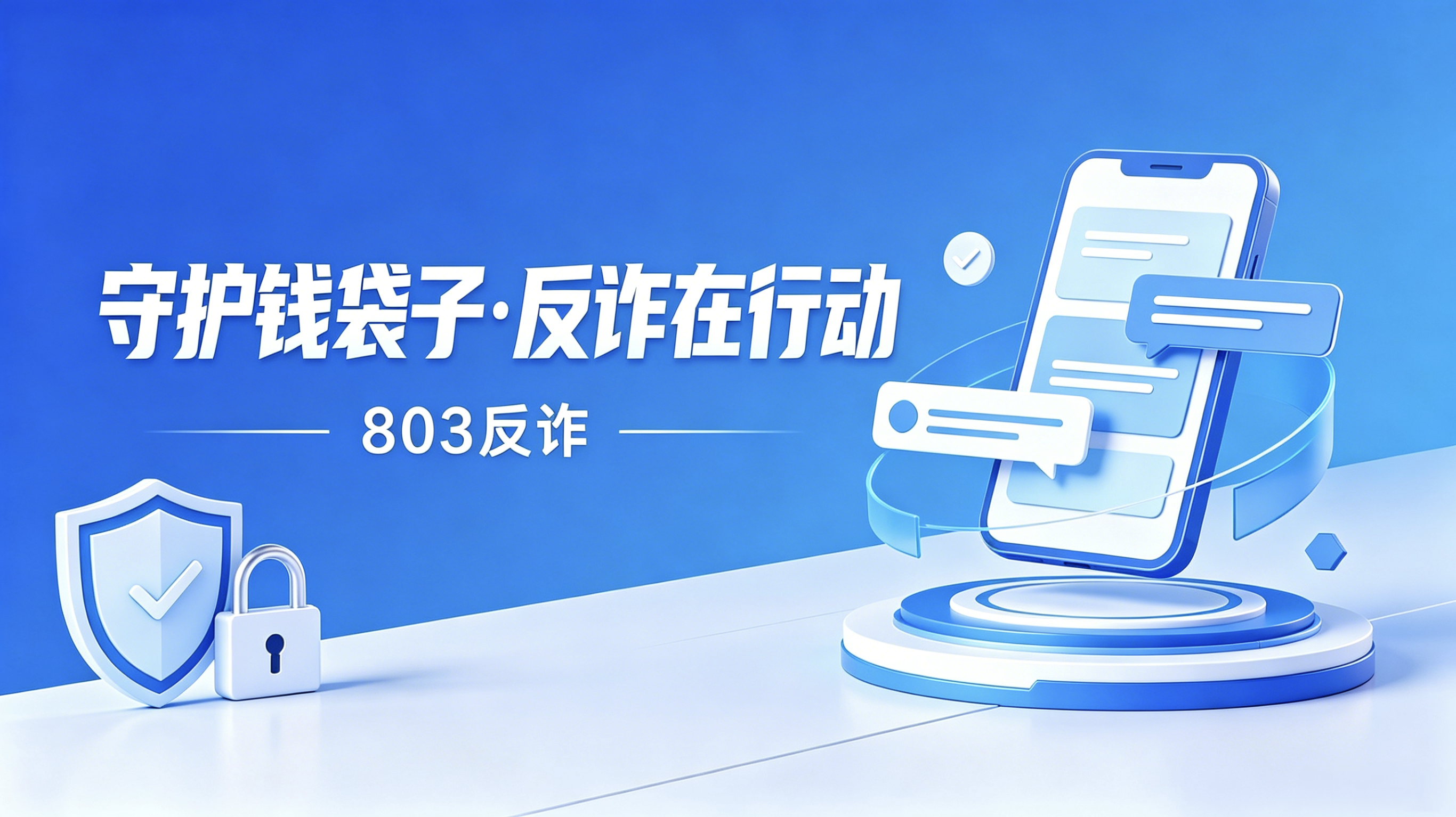 803反诈微信视频号封面